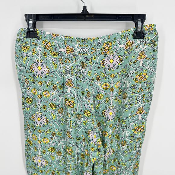 ANTHROPOLOGIE Maeve Printed Tie Waist Wide Leg Pants // 6 - Picture 8 of 11